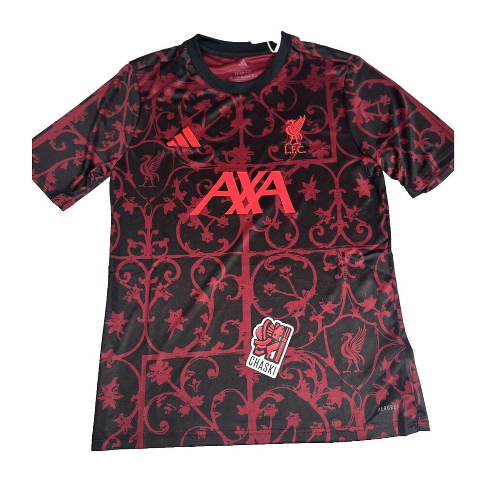 adidas 2025-26 Liverpool Kids youth Pre-Match Soccer Jersey Youth JV9015 NEW